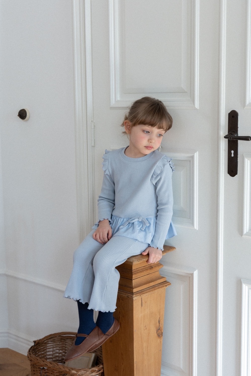 Perrobebe Shasha 羅紋套裝 / 3色