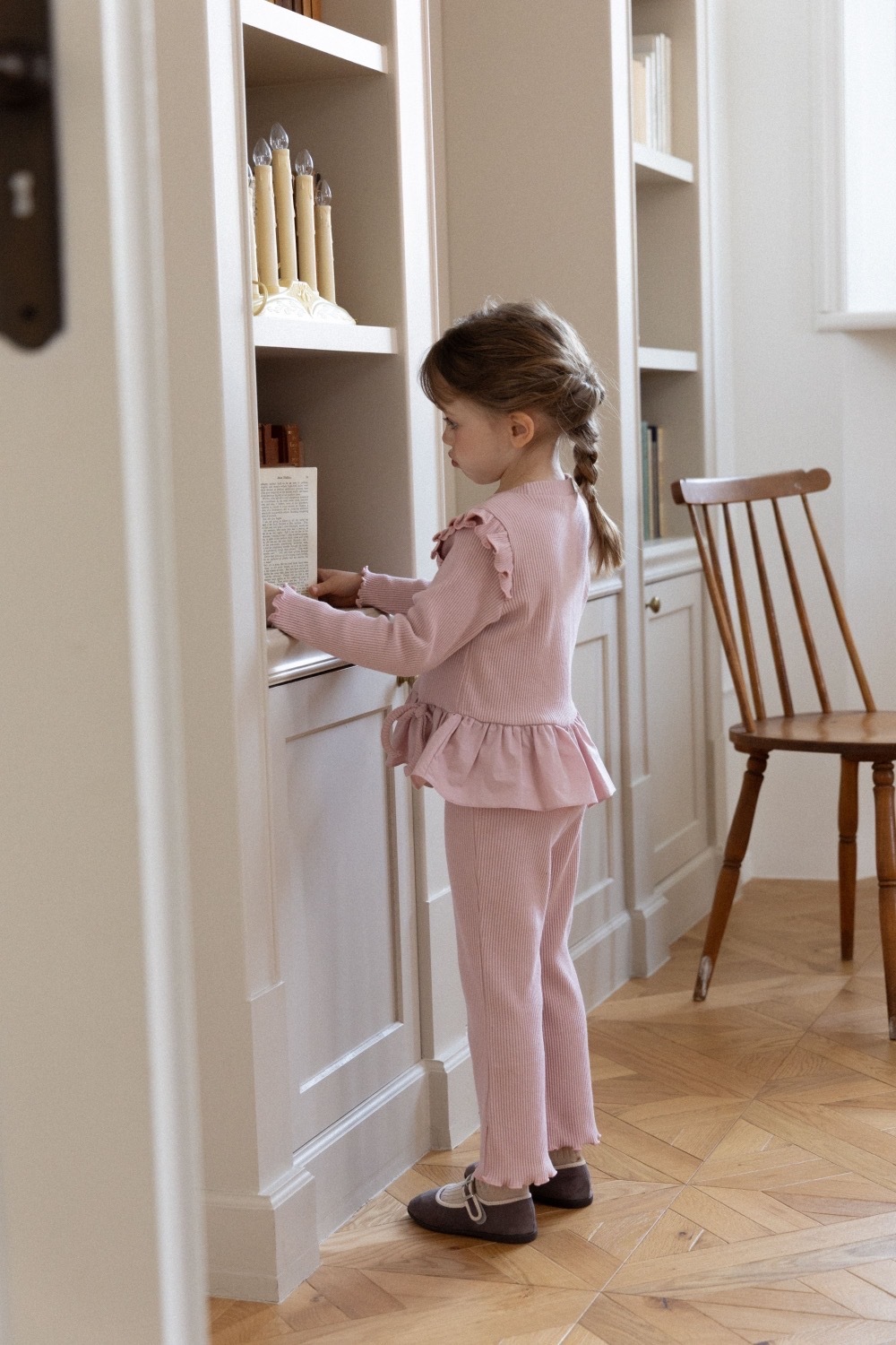 Perrobebe Shasha 羅紋套裝 / 3色