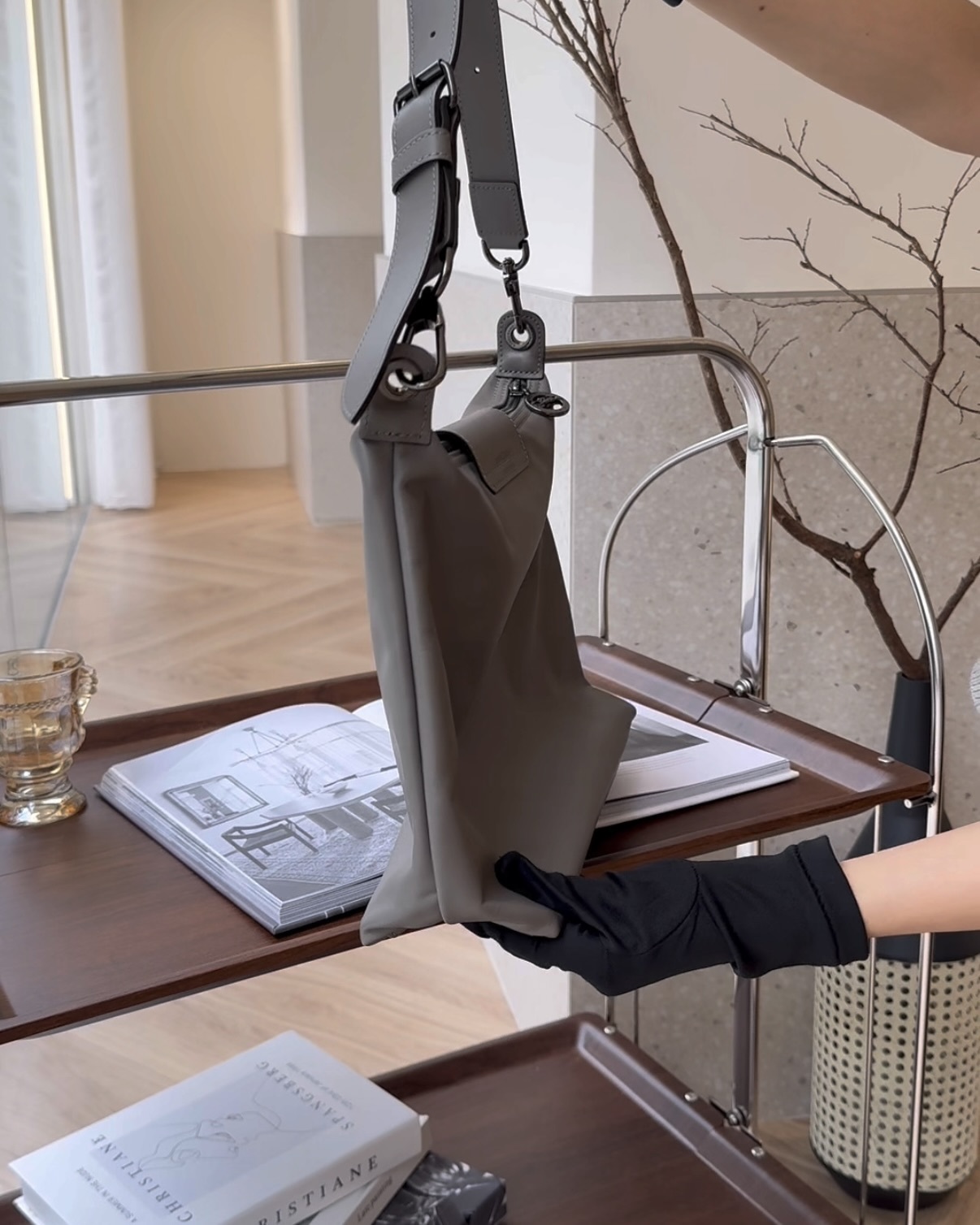 LONGCHAMP｜PLIAGE XTRA 32 M號 HOBO 斑鳩色