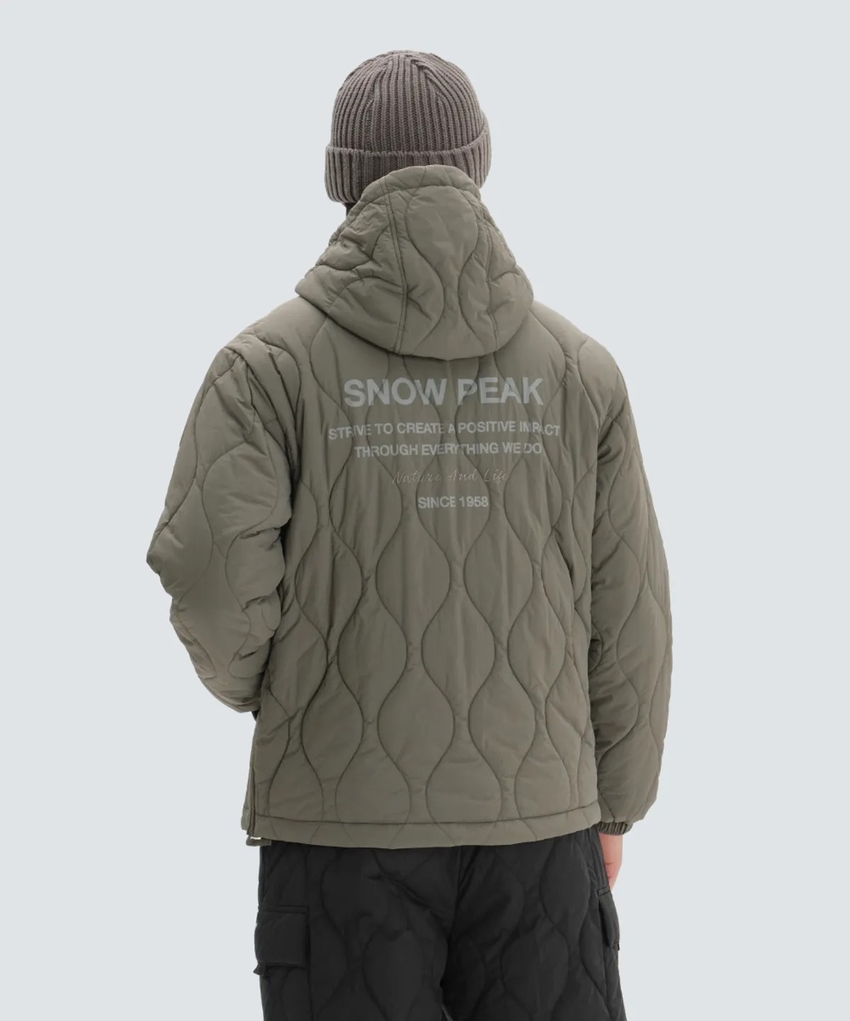 Snow Peak Recycled Quilted Hooded [S24WUFPJ04]