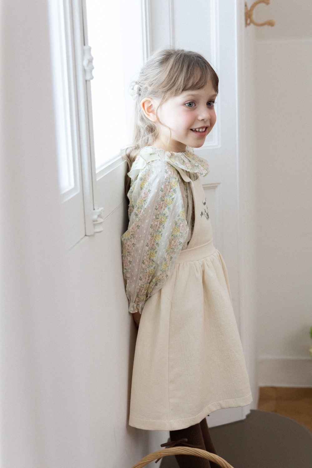 Perrobebe Rose 花邊領襯衫 / 2色