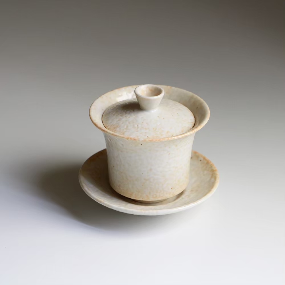 慢火志野手作蓋碗