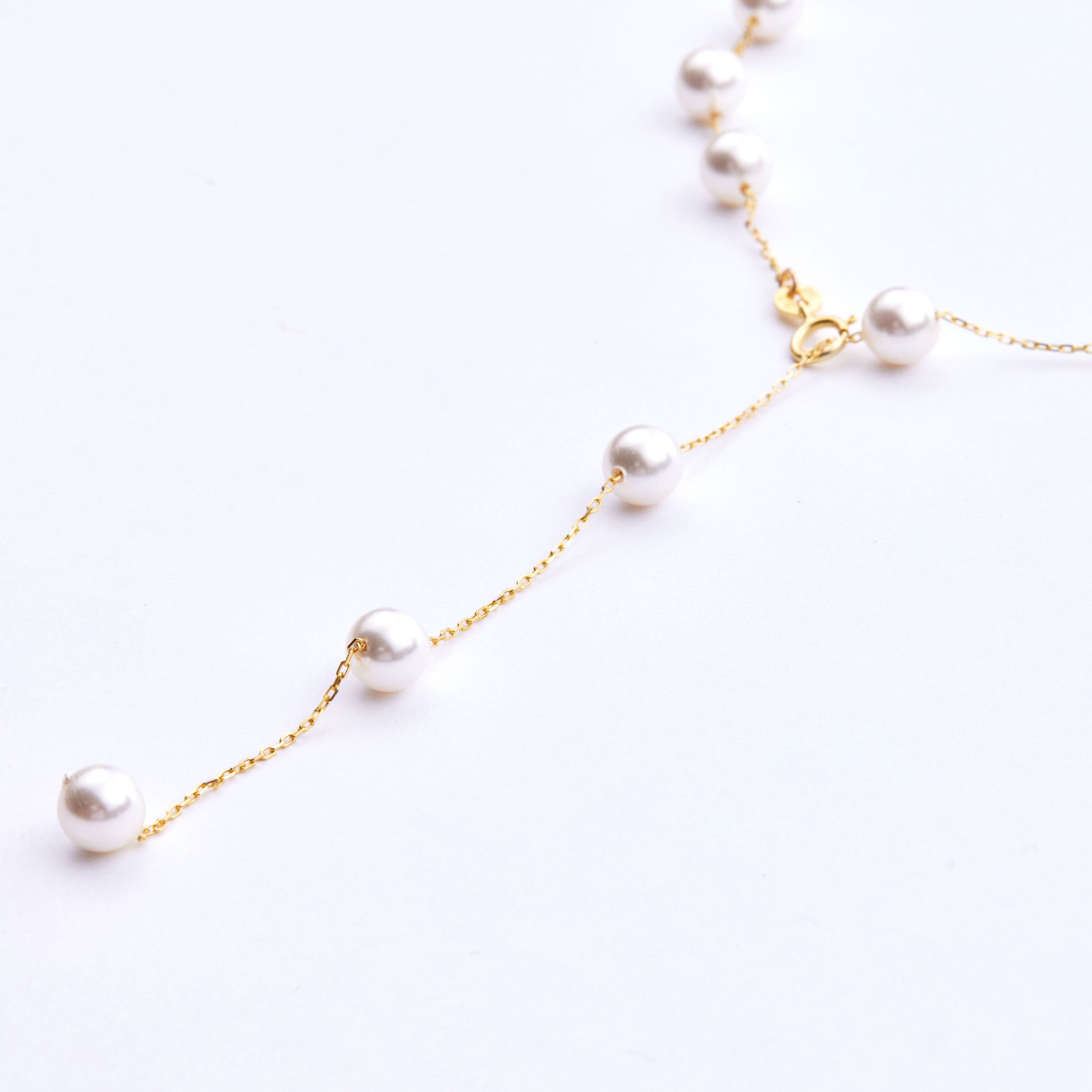 N1265 | 純銀人工珍珠Y字項鍊