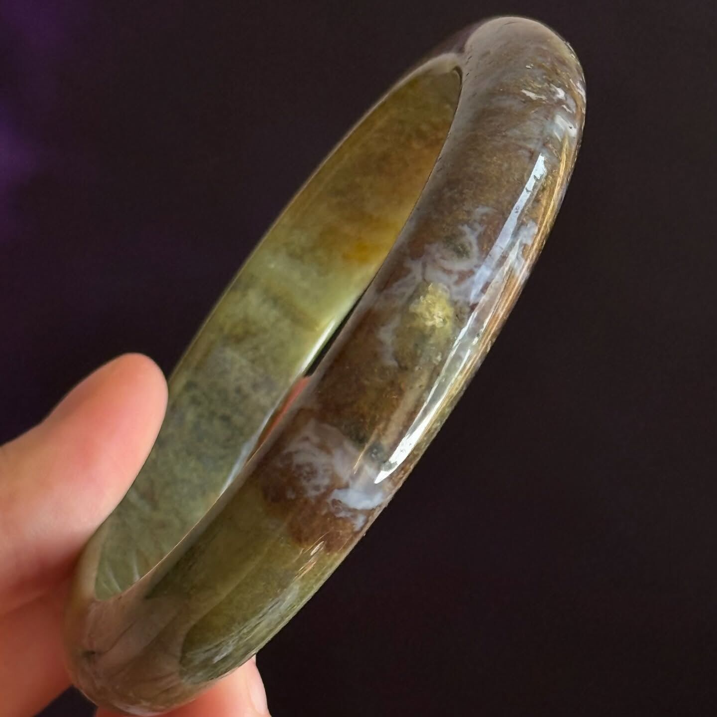 [原石] 水草瑪瑙 水晶手鐲