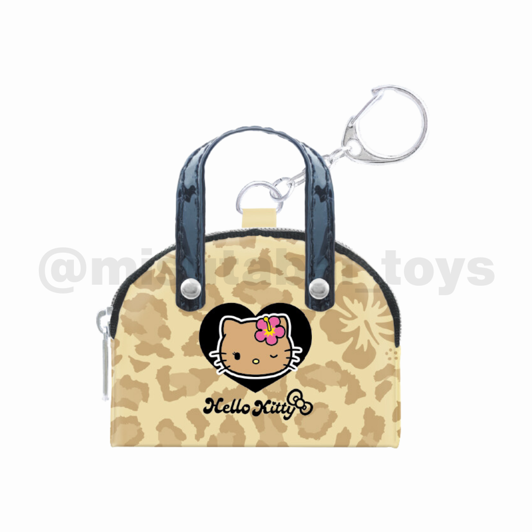 Sanrio Hello Kitty Leopard Pattern Mini Bag Key Ring