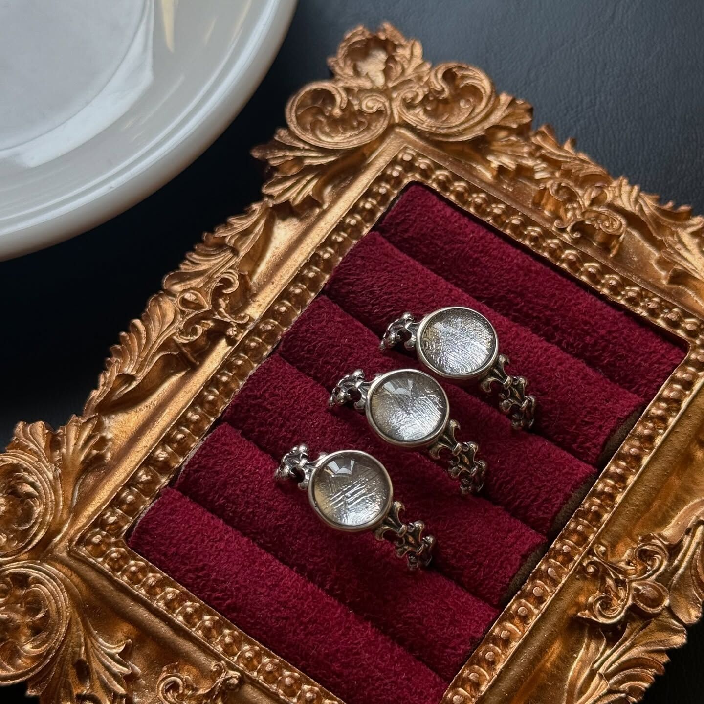 [原石] 鐵隕石 / 天鐵 925銀戒指