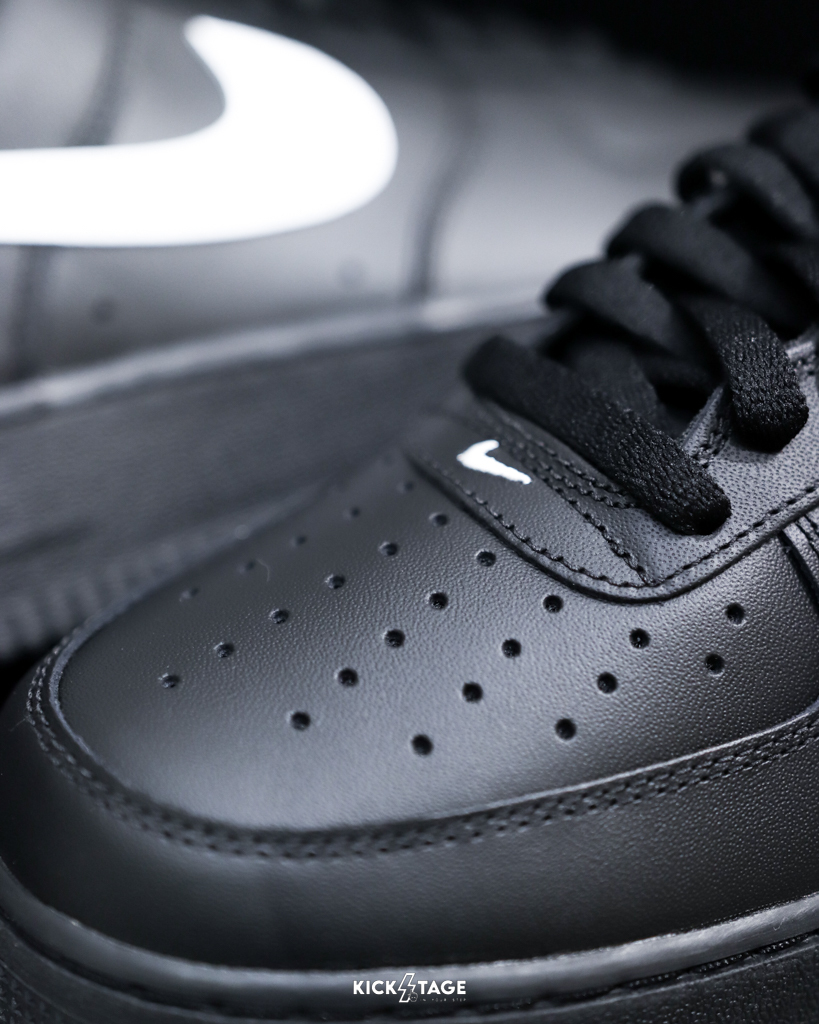 男鞋 NIKE AIR FORCE 1 '07 黑白 黑底 白勾 小AMBUSH 小SUPREME 低筒休閒鞋【FZ0627-010】AF1 BAF1