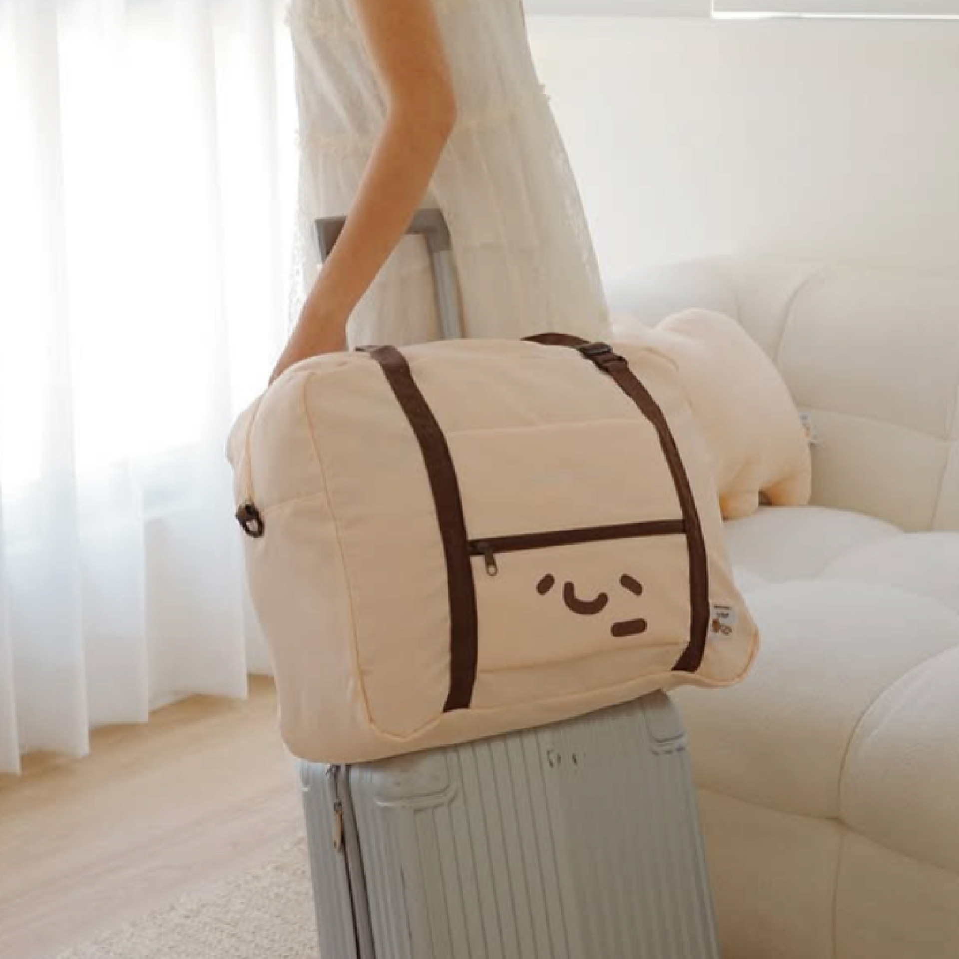 咻熊家 泥大臉旅行收納袋