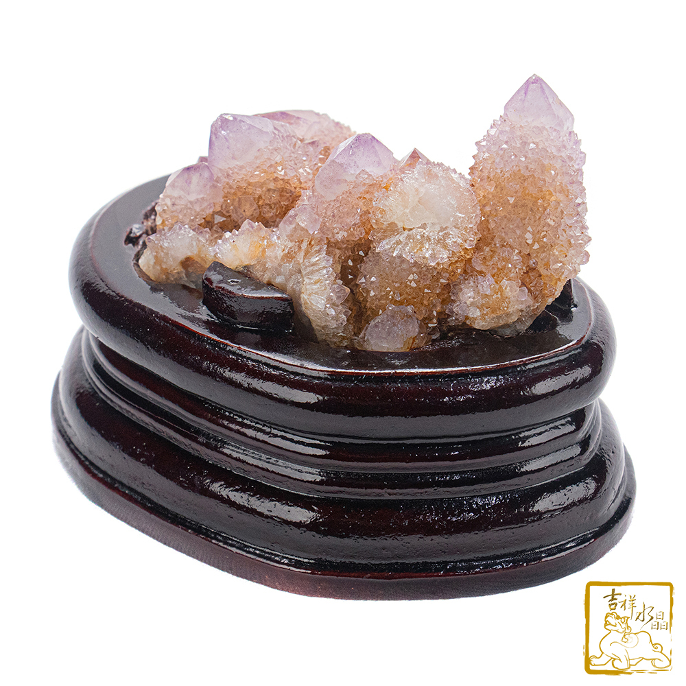 Cactus Quartz / Spirit Quartz / South Africa Amethyst Cluster 219g