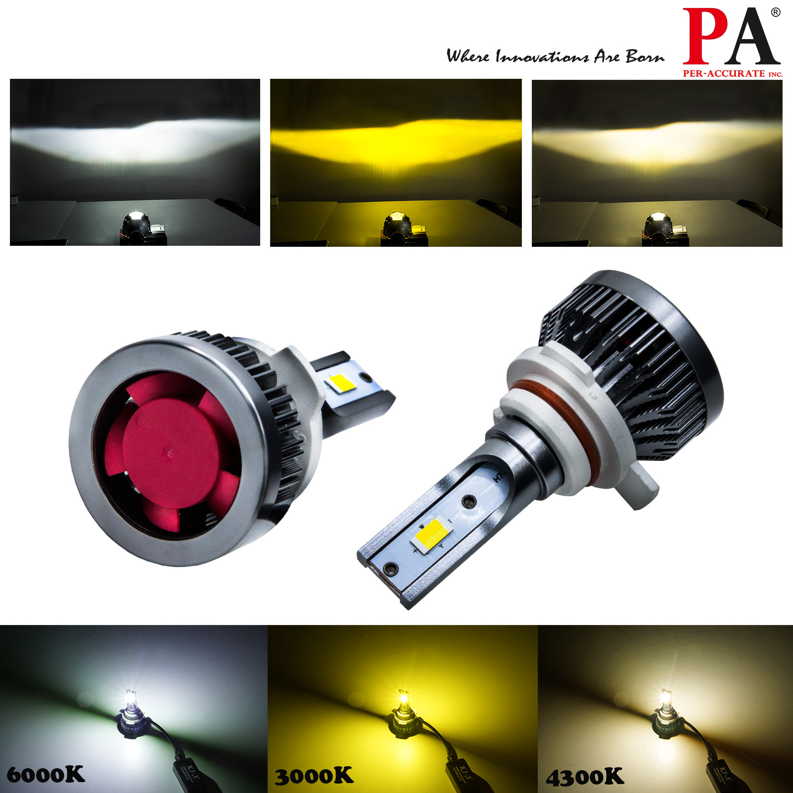 【庫存出清】PK165 三色切換 9005 9006 9012 大燈 七天保固