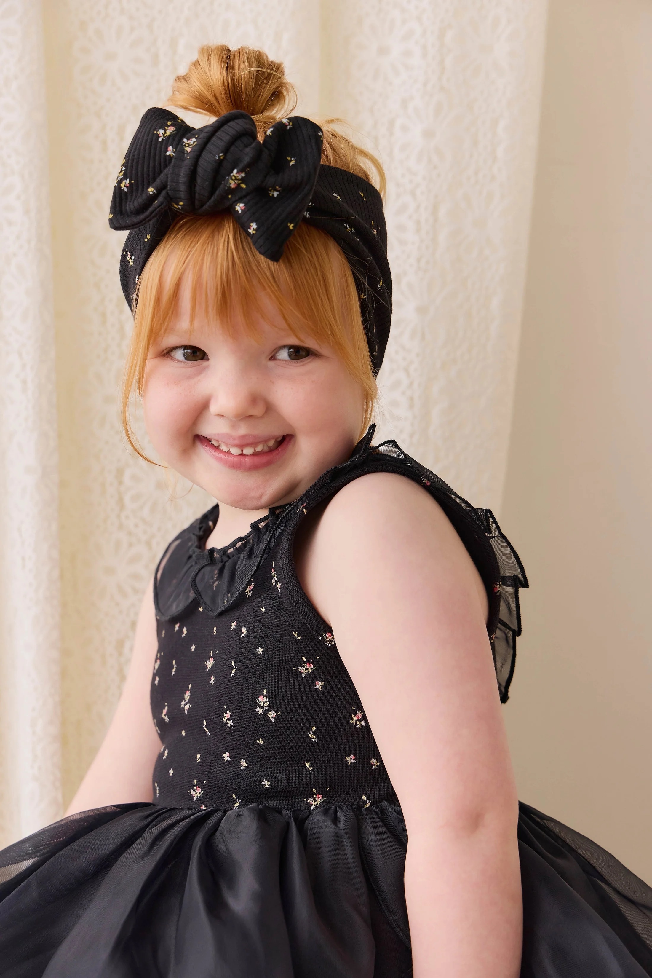 【預購】JAMIE KAY - Organic Cotton Modal Headband（Dina Ebony）