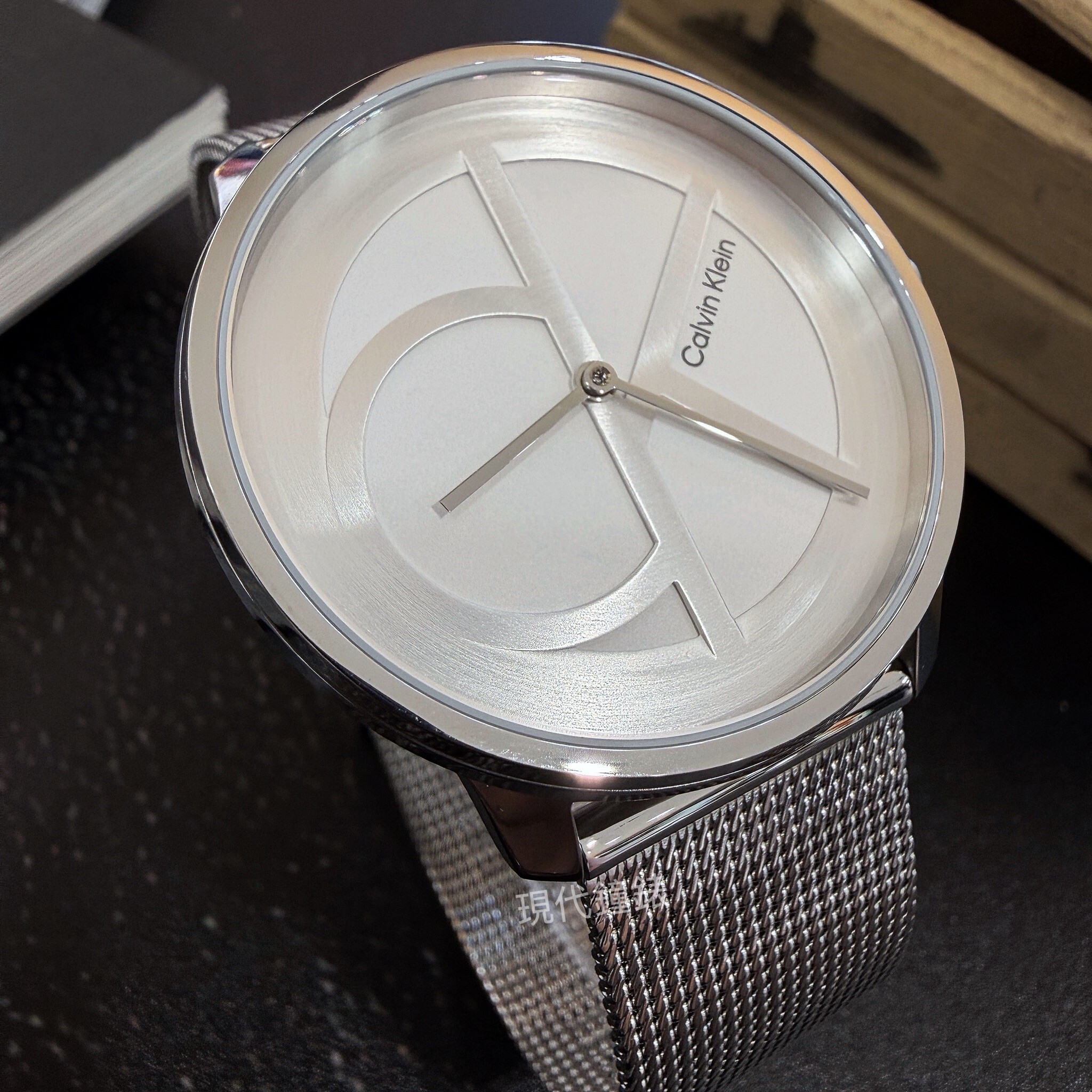 【CALVIN KLEIN】大LOGO簡約系列男錶CK25200027 40mm 現代鐘錶