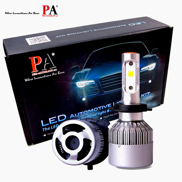 【庫存出清】PA8 H7 LED 白光 內建驅動 大燈 七天保固 一組兩顆合售