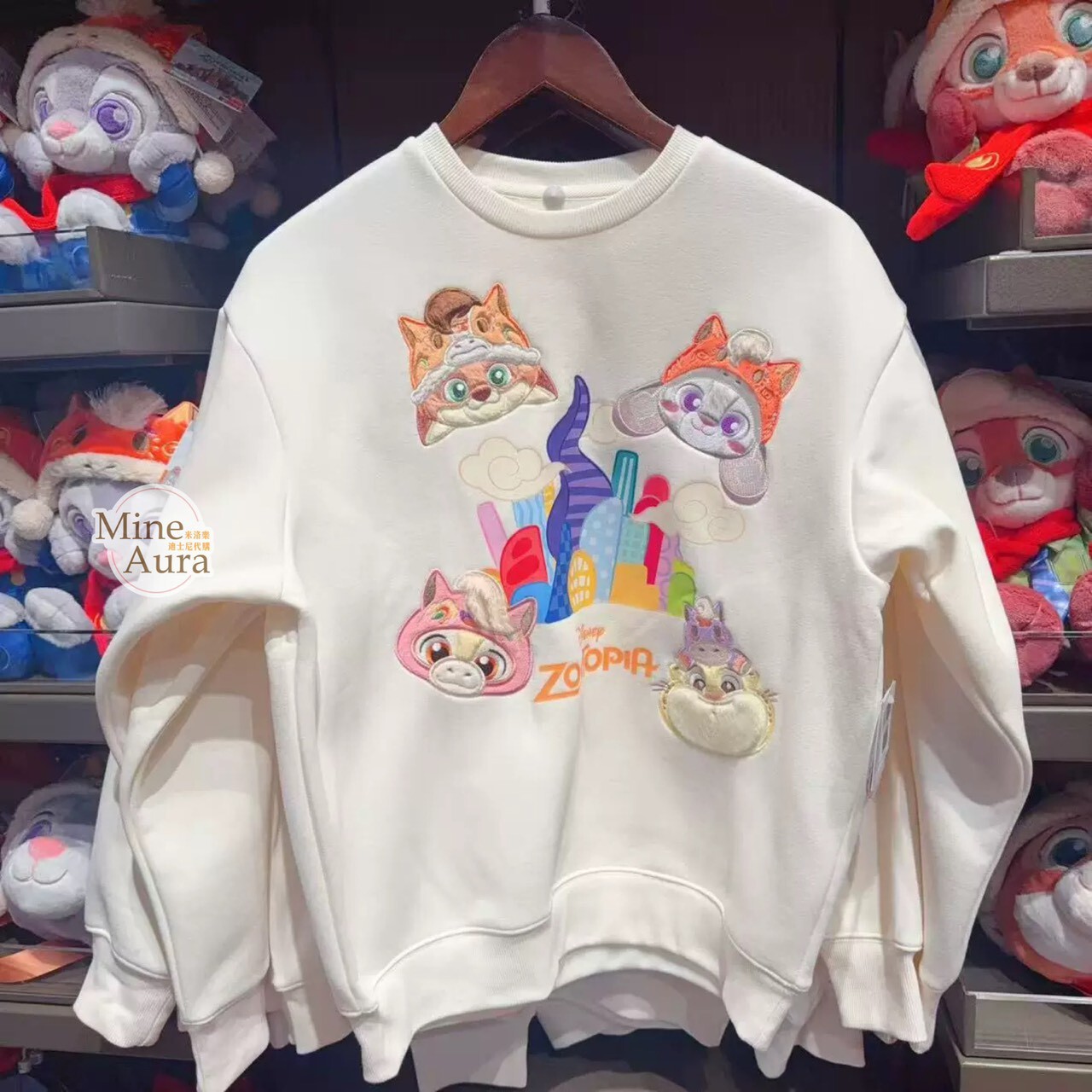 2026 新春 動物方城市 Zootopia 系列 內刷毛 長袖 上衣 -上海迪士尼樂園