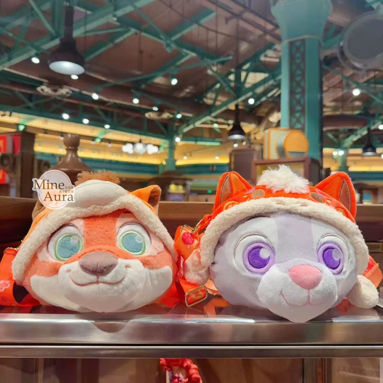 2026 新春 動物方城市 Zootopia 哈茱蒂 Judy 兔 大頭造型 絨毛 票卡包 斜背小包 -上海迪士尼樂園