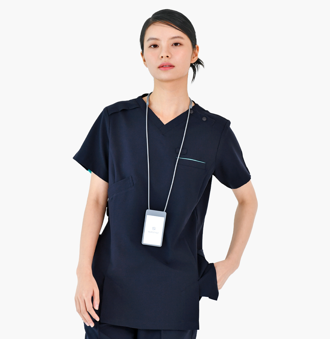 250201AA WEAVER輕量中長版刷手服 深海藍