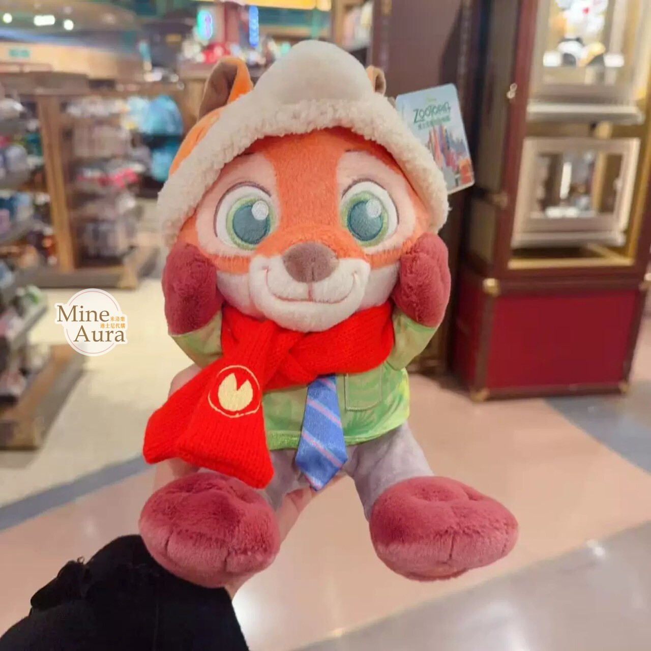 2026 新春 動物方城市 Zootopia 胡尼克 Nick 狐狸 娃娃 玩偶 -上海迪士尼樂園
