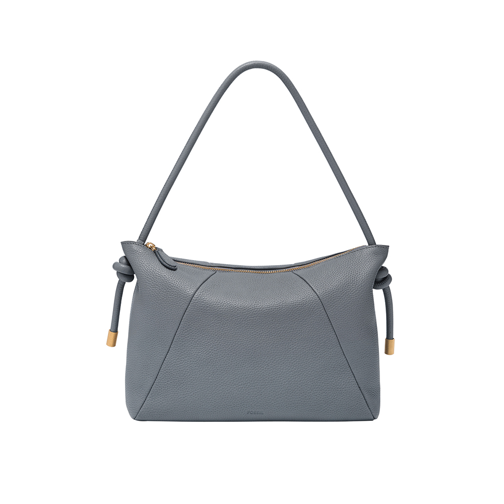 Willa 真皮肩背包-藍色 ZB11119450