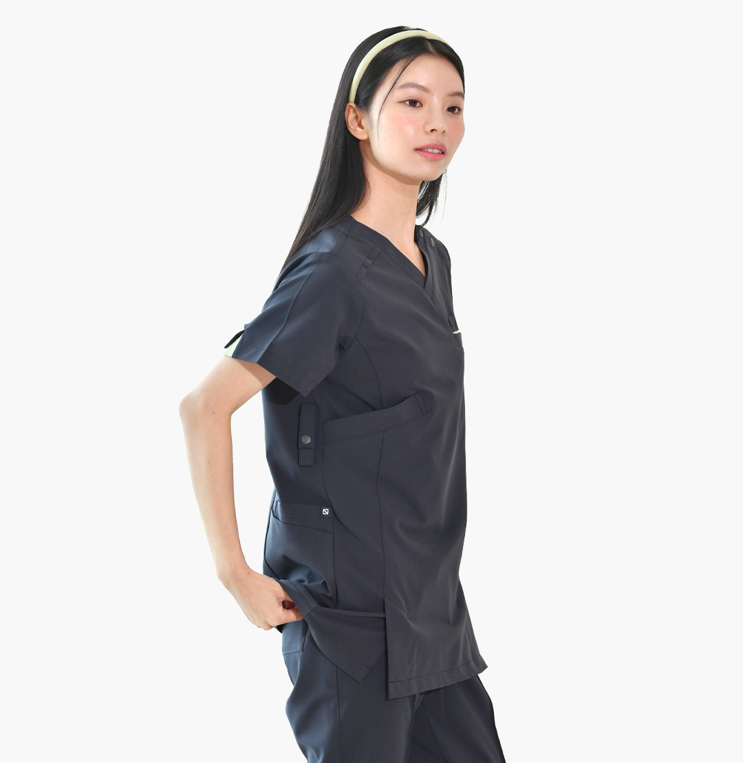 250203AA WEAVER輕量中長版刷手服 隕石灰