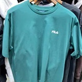 [S] FILA DARK GREEN BIG LINEAR S/S T-SHIRT, FS2RSH2103X-DGN (SFL523)