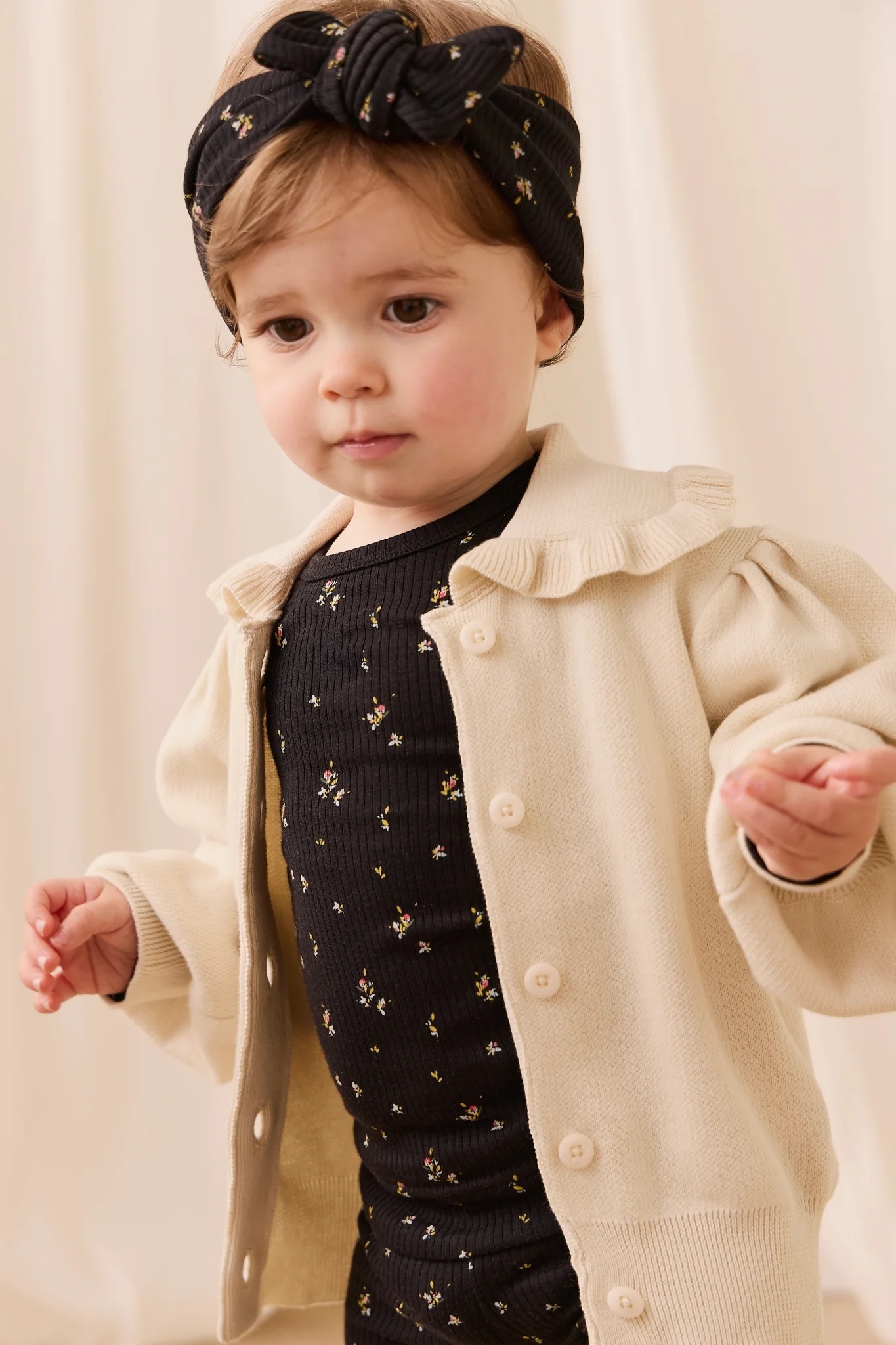 【預購】JAMIE KAY - Organic Cotton Modal Marina Long Sleeve Top（Dina Ebony）