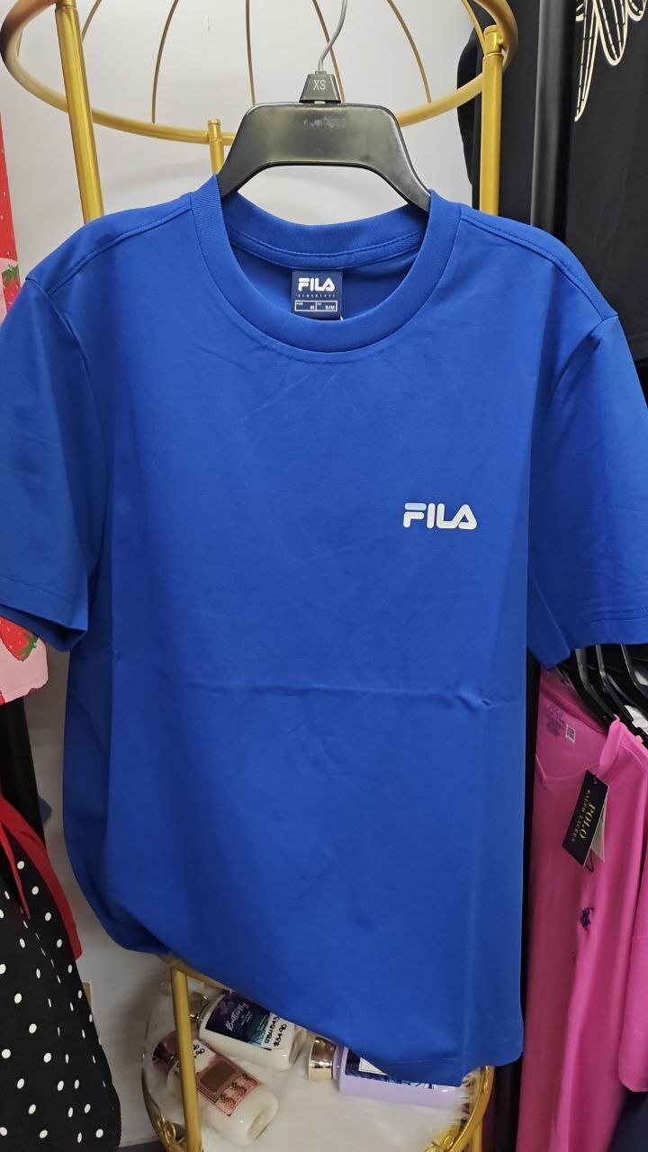 [S] FILA BLUE UNISEX S/S T-SHIRT, FS2RSH2101X-BLUE (SFL526)
