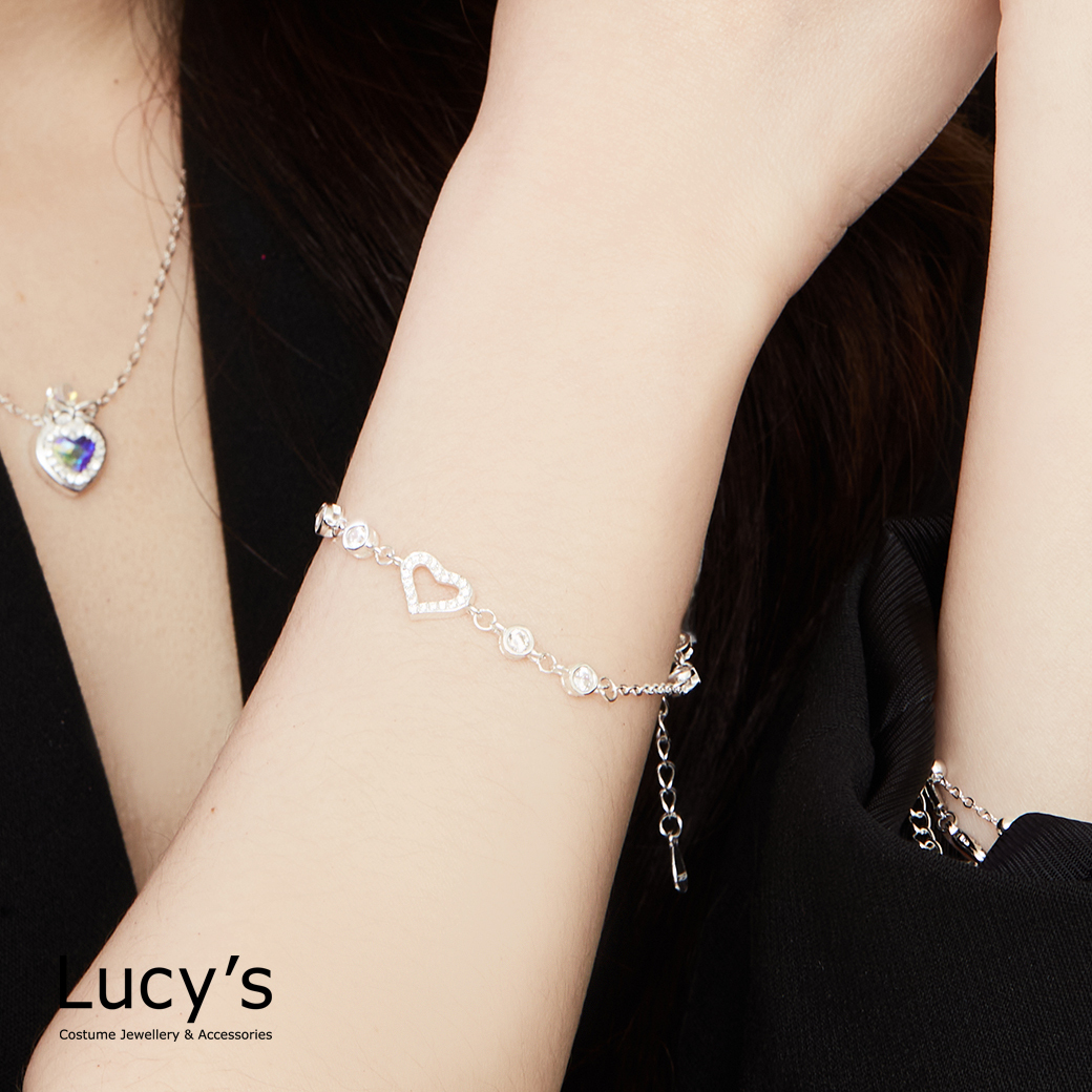 925純銀 愛情光點 手鍊 (128951)