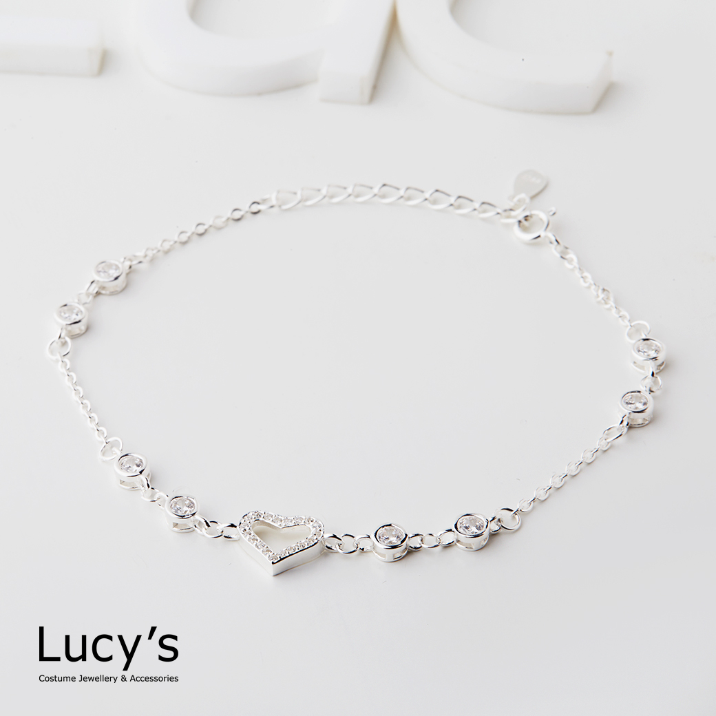 925純銀 愛情光點 手鍊 (128951)