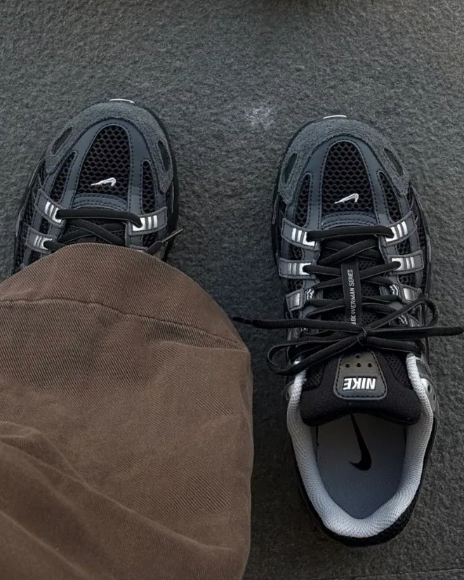 NIKE P-6000 SUEDE 碳黑銀 黑灰 灰銀 復古 男鞋 HF0015002