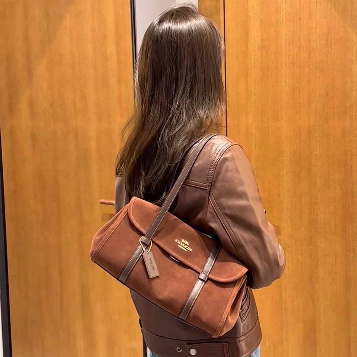 【31/1截單！限時優惠預訂】COACH BRIDGET FLAP SHOULDER BAG（4色）