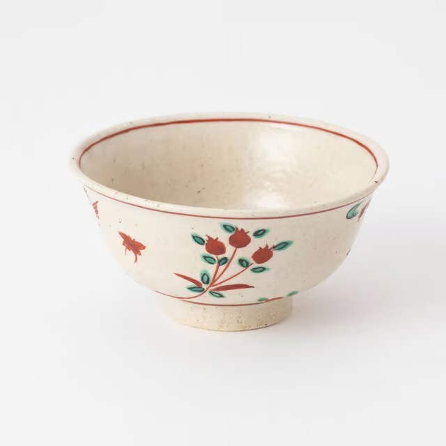 中川政七商店 - 好日茶碗 / 赤繪花蝶