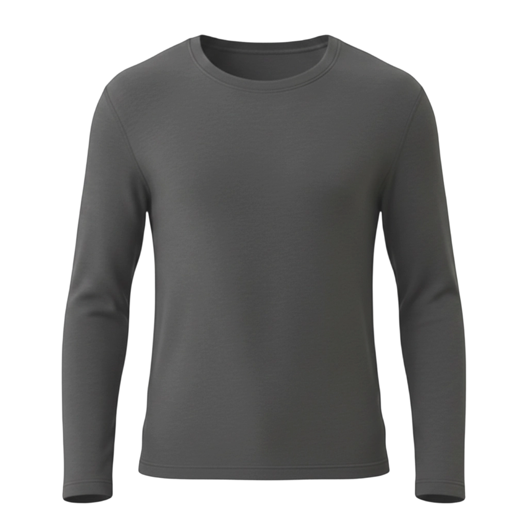 圓領山羊絨輕暖上衣 男款 (2色) 12YST2471C