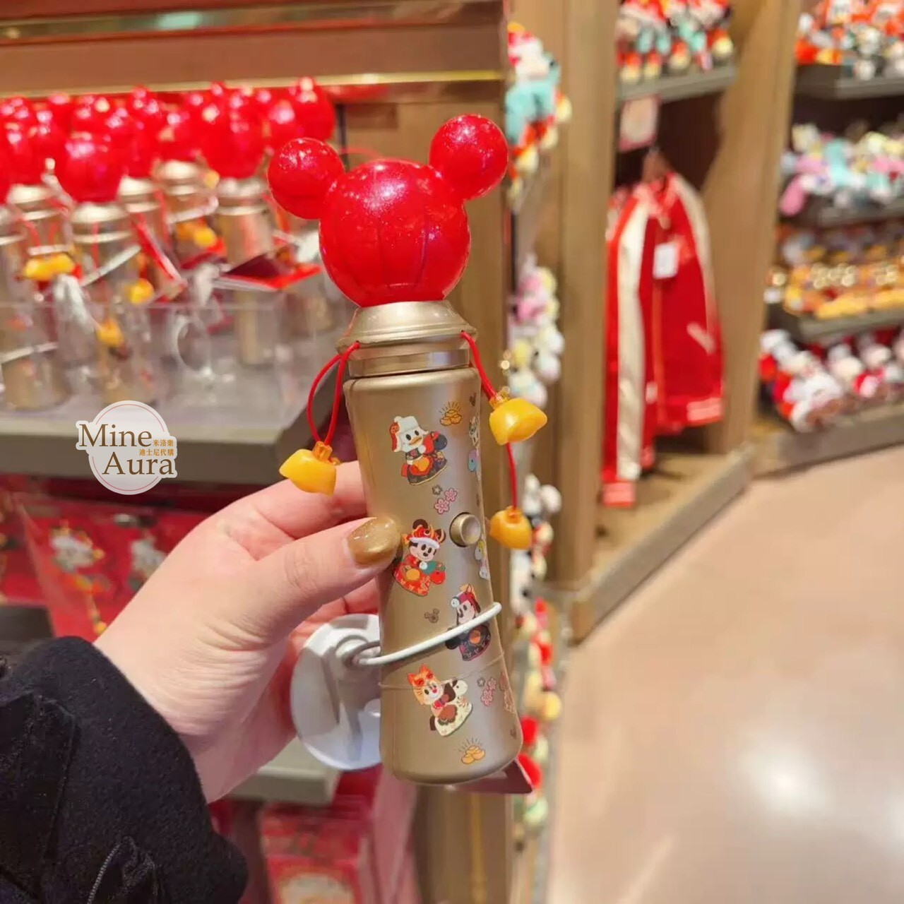 2026 新春 米奇 Mickey 與好友們 米奇頭 發光 旋轉 玩具 -上海迪士尼樂園