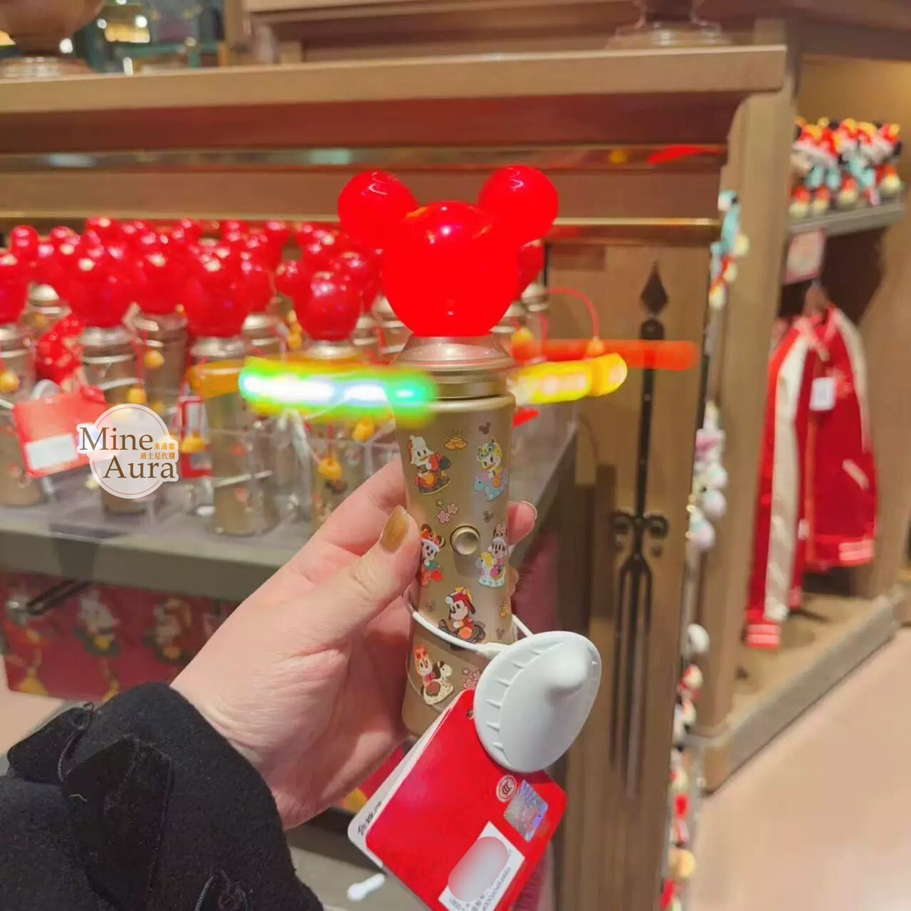 2026 新春 米奇 Mickey 與好友們 米奇頭 發光 旋轉 玩具 -上海迪士尼樂園