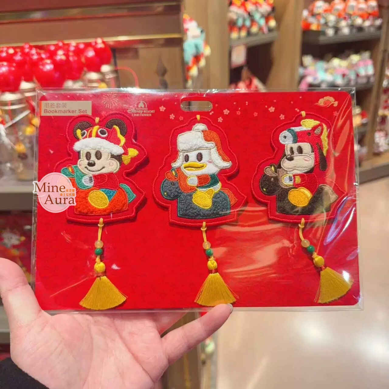 2026 新春 米奇 Mickey 與好友們 造型 書籤 文具用品 -上海迪士尼樂園