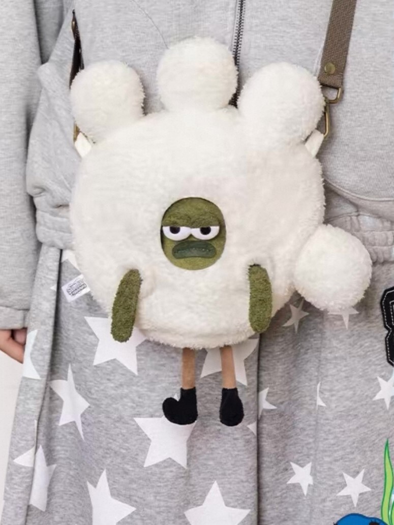 比奇堡 手套魚 毛絨斜挎包