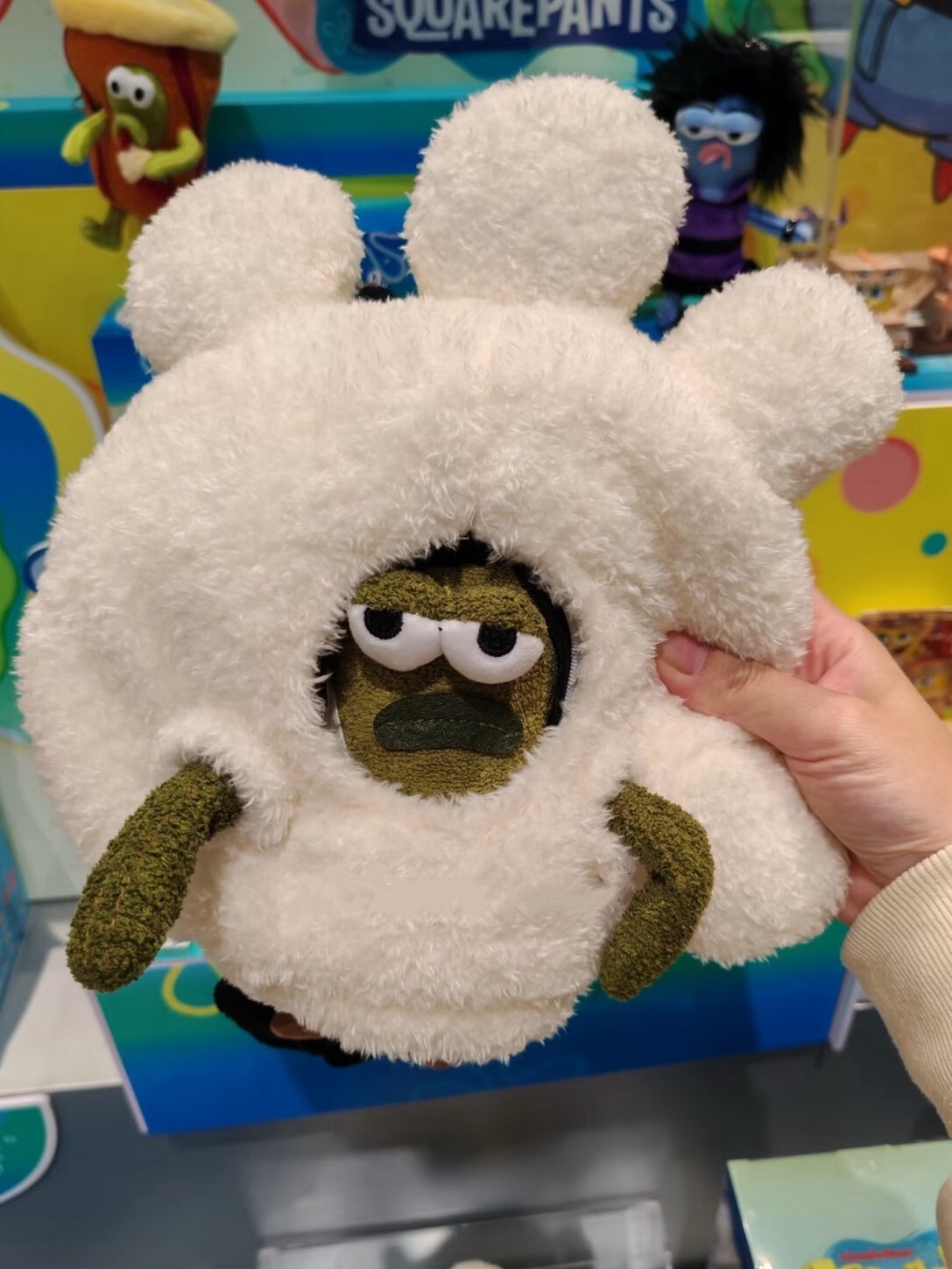 比奇堡 手套魚 毛絨斜挎包