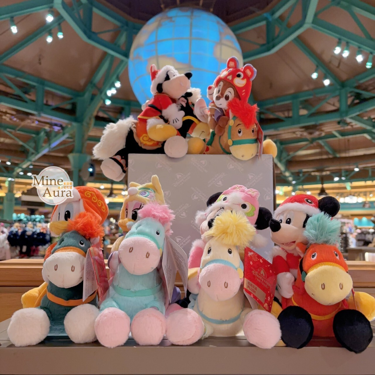 2026 新春 米奇 Mickey 與好友們 奇奇蒂蒂 Chip 'n Dale 絨毛 娃娃 玩偶 -上海迪士尼樂園