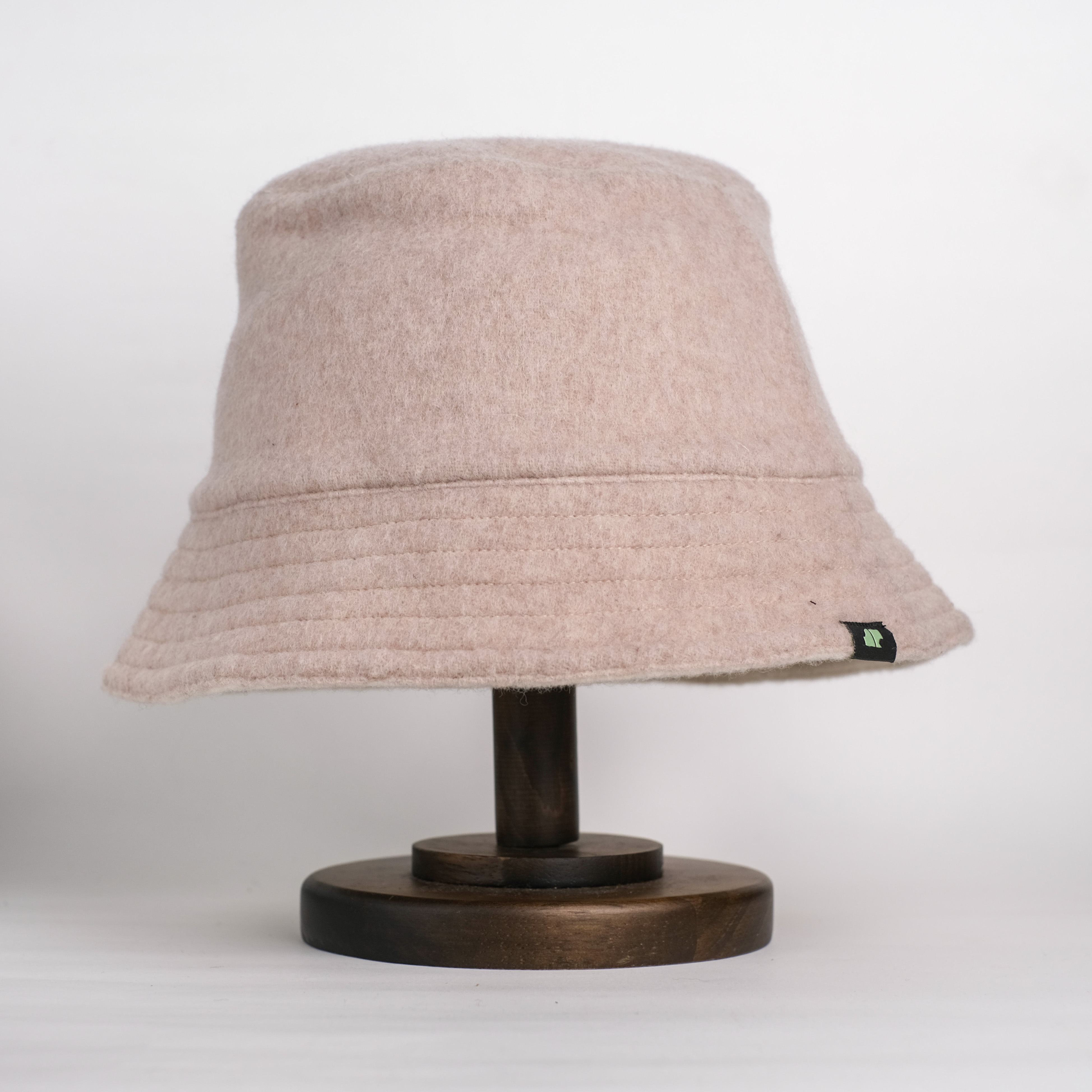 羊駝毛氈雙面漁夫帽｜燕麥/米白｜秘魯