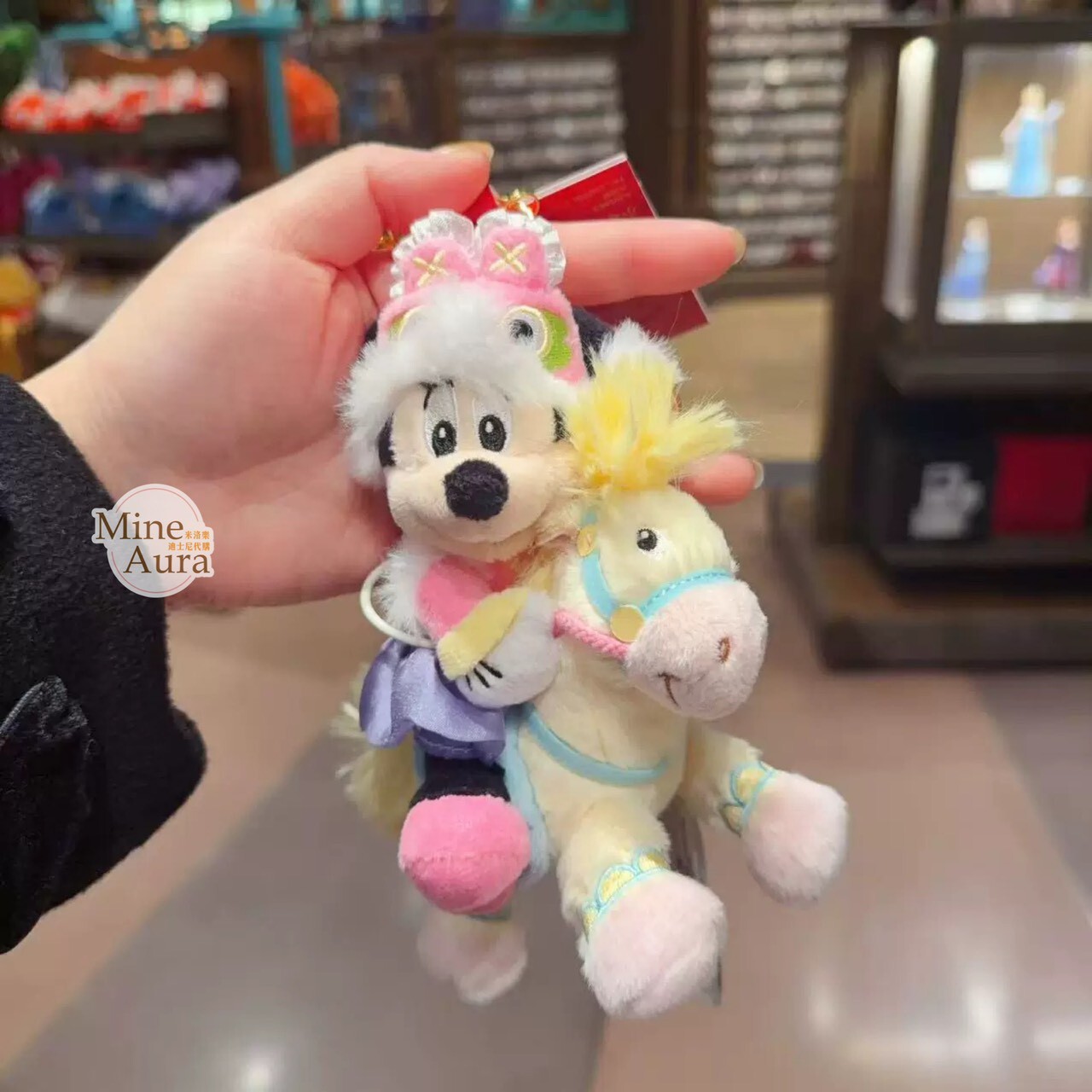 2026 新春 米奇 Mickey 與好友們 米妮 Minnie 絨毛 鑰匙圈 吊飾 -上海迪士尼樂園