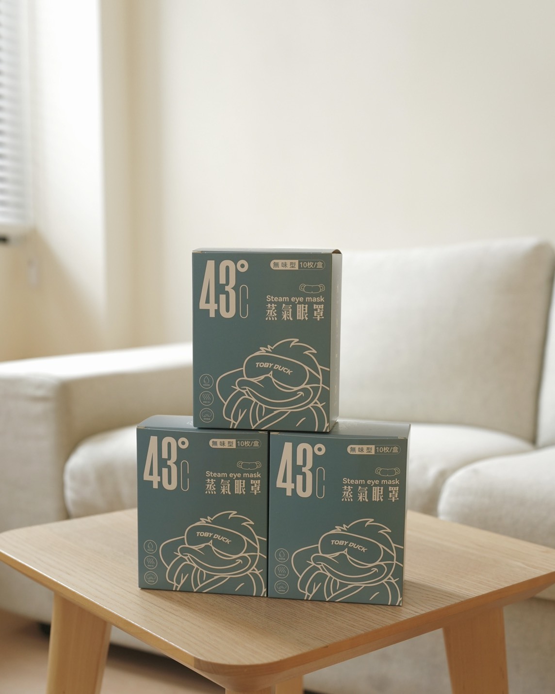 【TOBY_DUCK】蒸氣眼罩 眼部保養 眼罩 發熱眼罩 一盒10枚 出國小物 出國必備用品