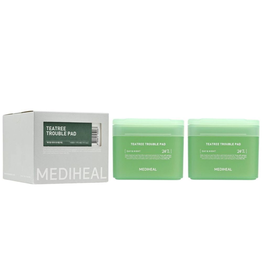 2x MEDIHEAL Teatree Trouble Pad 100EA [Parallel imported]