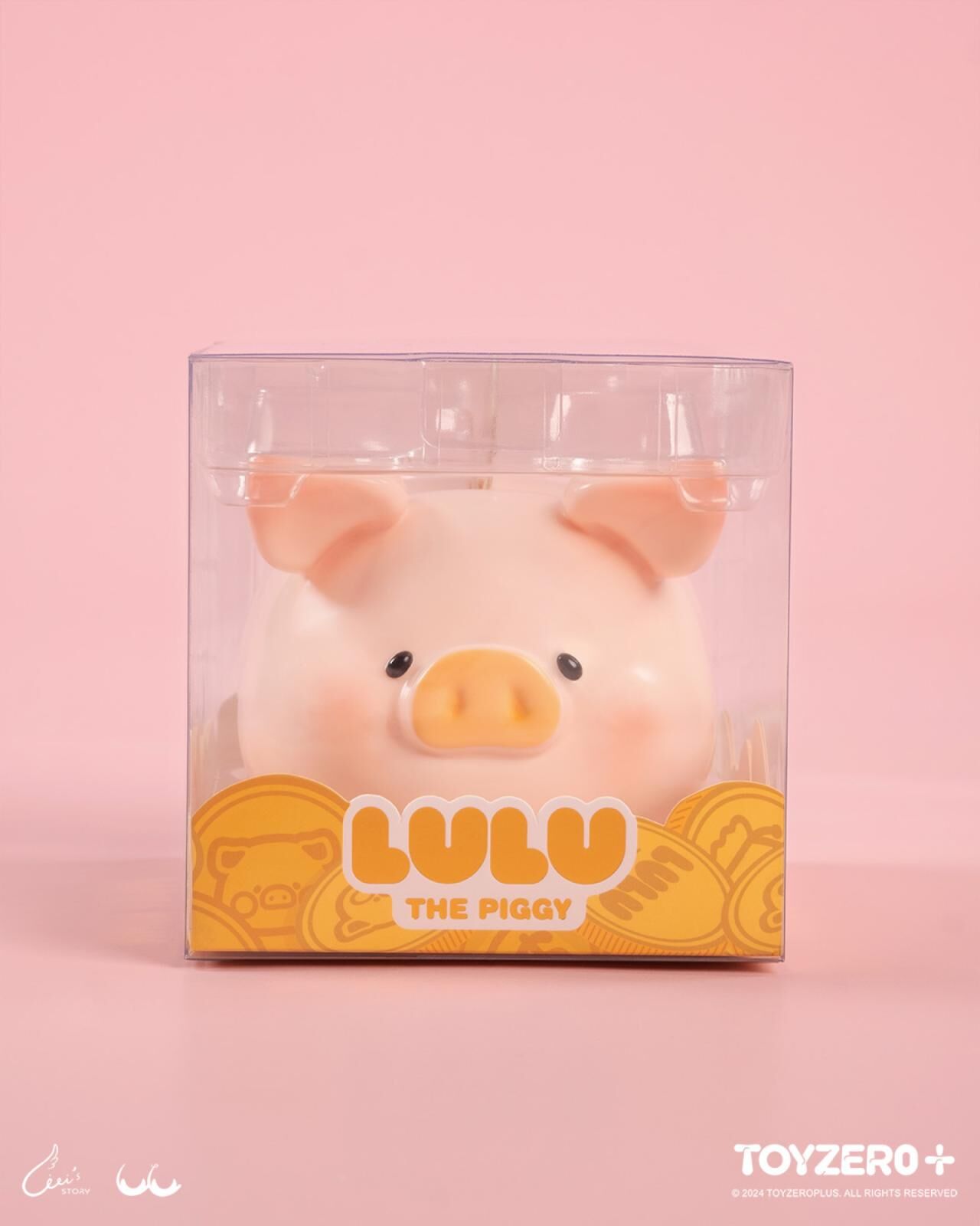罐頭豬LuLu 經典系列 - LuLu 搪膠豬仔存錢豬