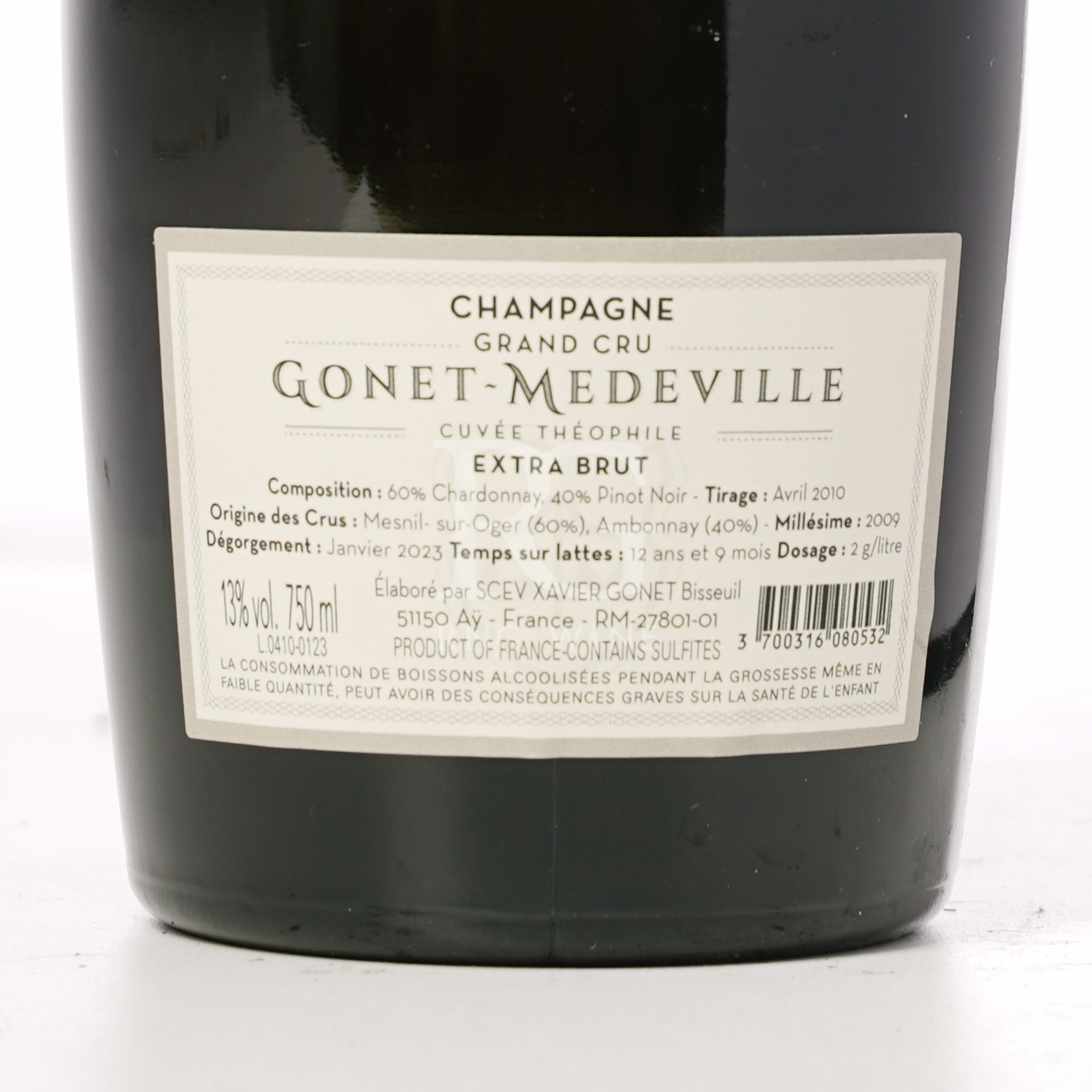 Gonet-Medeville Cuvee Theophile Grand Cru 2009