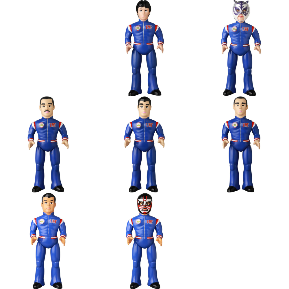 SFS 摔角手 系列 ユニバーサルプロレス版 前田日明/ スーパータイガー/ 藤原喜明/ 高田伸彦/ 山崎一夫/ 木戸修/ マッハ隼人