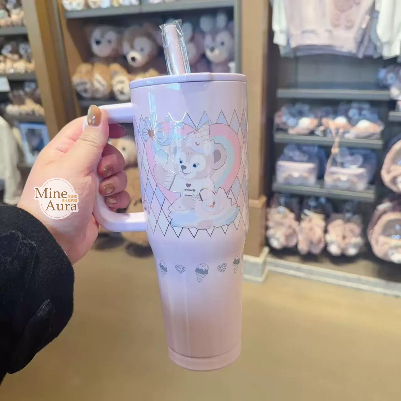 2026 夢幻慶典系列 雪莉玫 ShellieMay 大容量 吸管 水杯 -上海迪士尼樂園