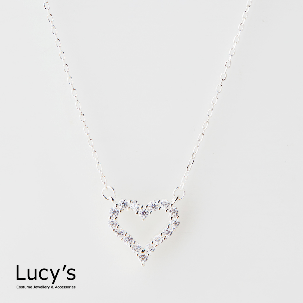 925純銀 閃耀之心 項鍊 (101737)