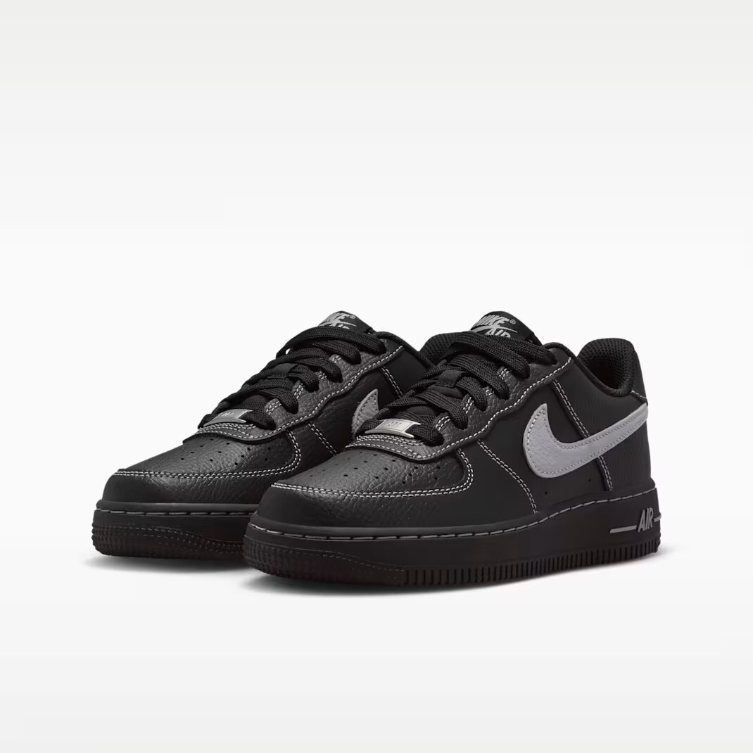 Nike Air Force 1 Low LV8 GS "Black Grey" 莫藍迪灰 大童鞋 HV4762-003