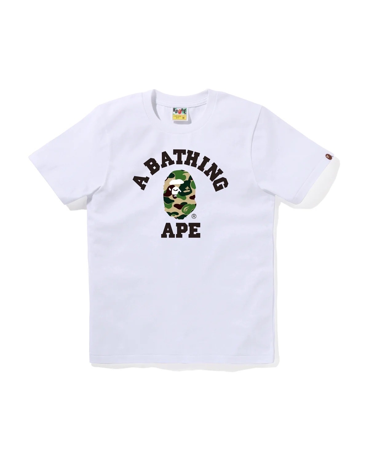 BAPE Abc Camo College Tee 黑色 白色