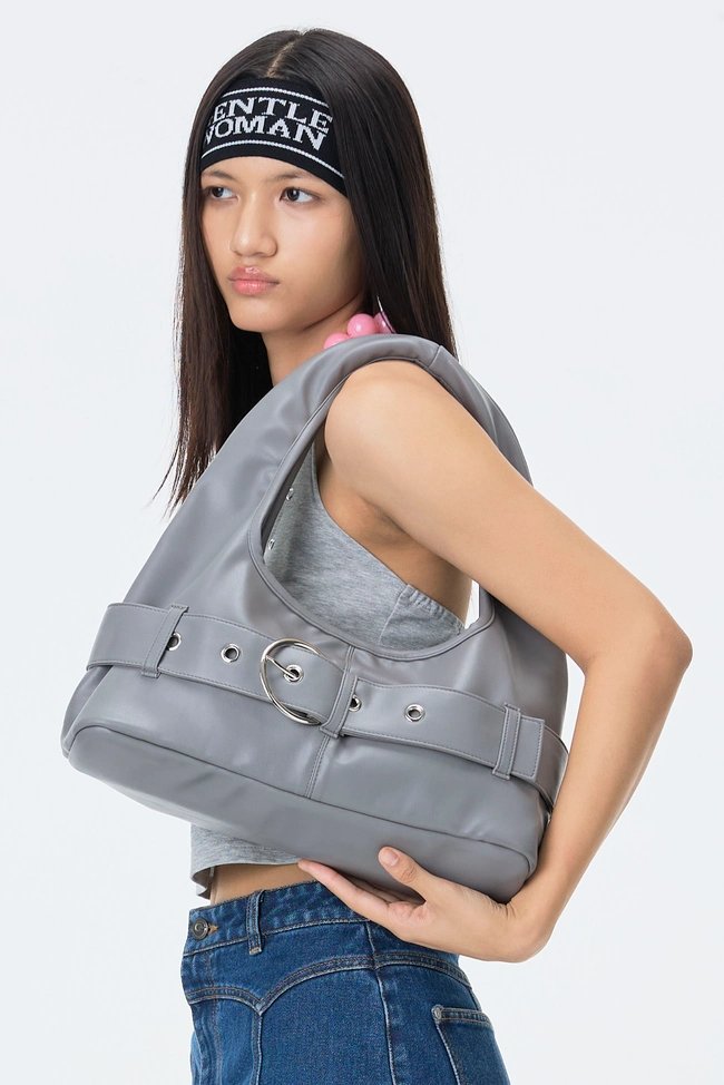 Gentle Woman Stone Contrast Shoulder Bag